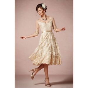 Anthropologie x BHLDN Tracy Reese Charm School Dress $2200 Sz 4